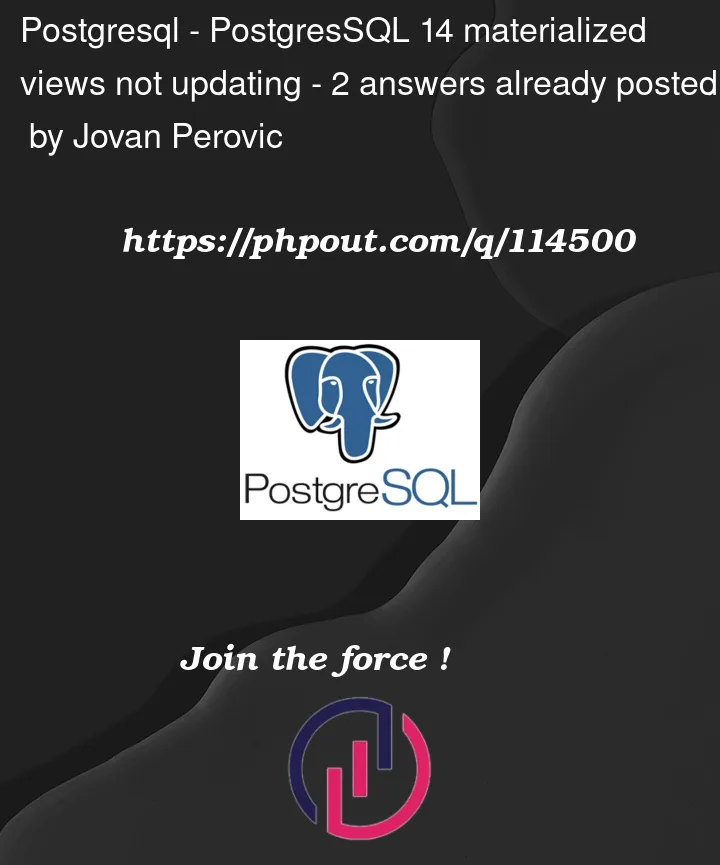 Question 114500 in PostgreSQL