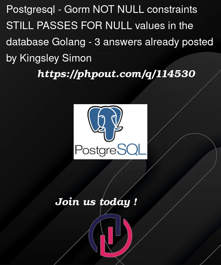 Question 114530 in PostgreSQL