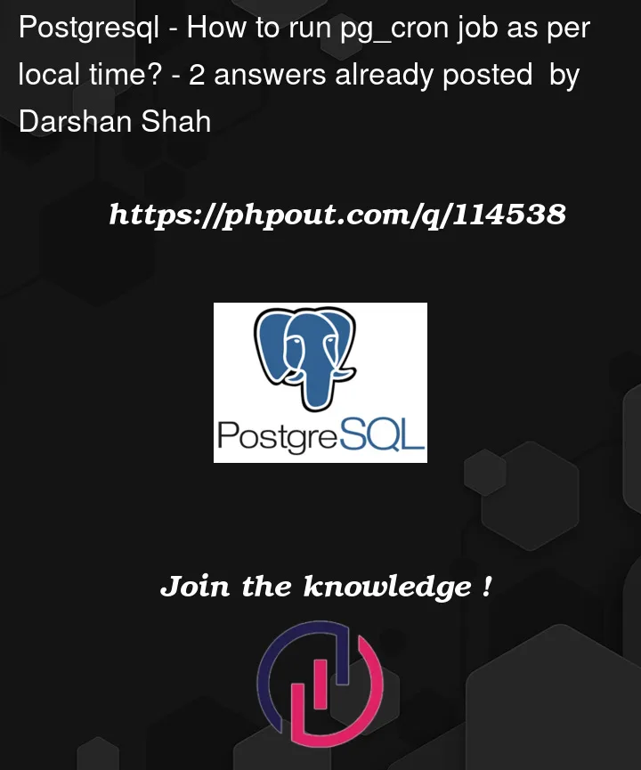 Question 114538 in PostgreSQL