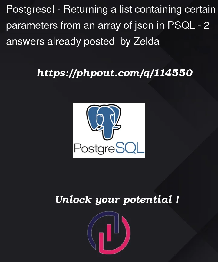 Question 114550 in PostgreSQL