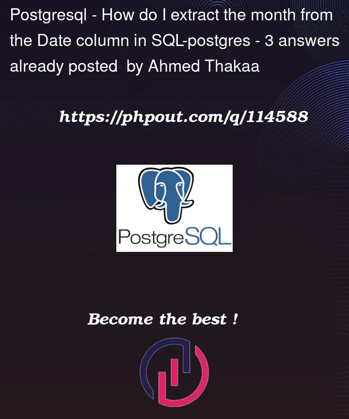 Question 114588 in PostgreSQL