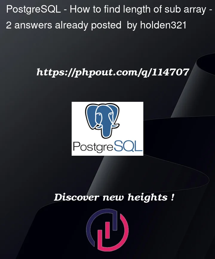 Question 114707 in PostgreSQL