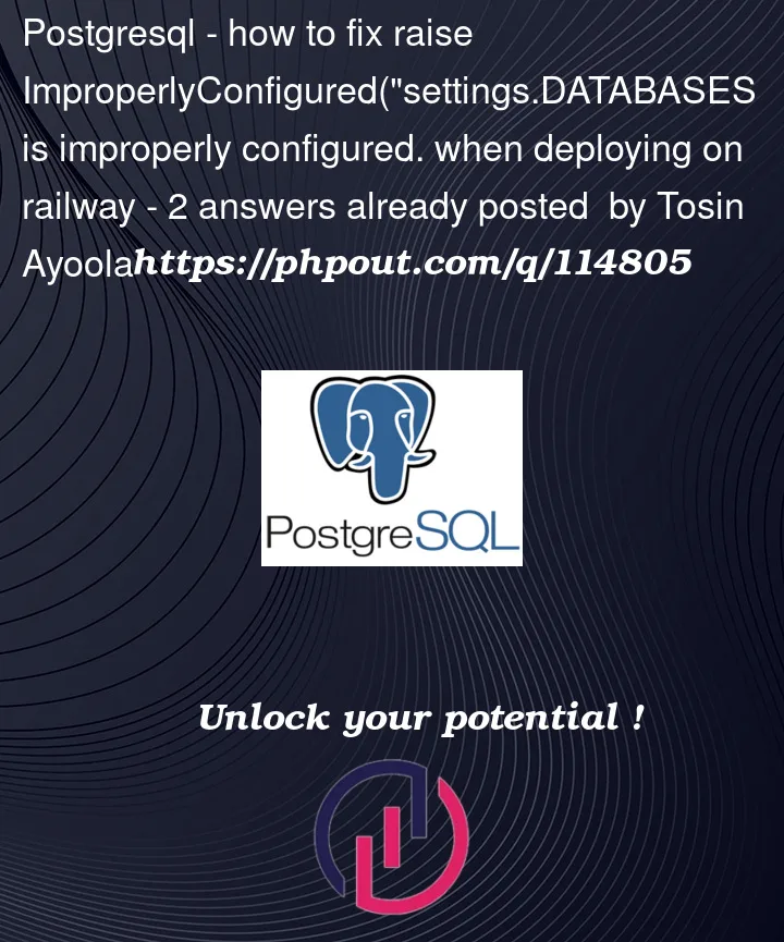 Question 114805 in PostgreSQL