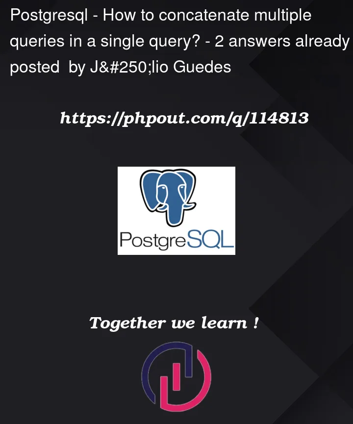 Question 114813 in PostgreSQL