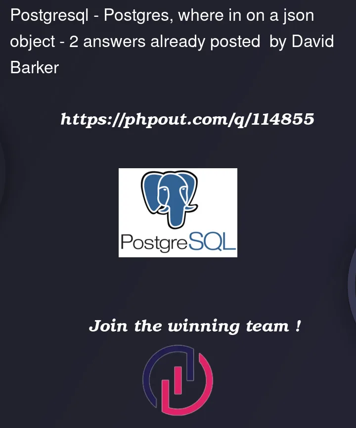 Question 114855 in PostgreSQL