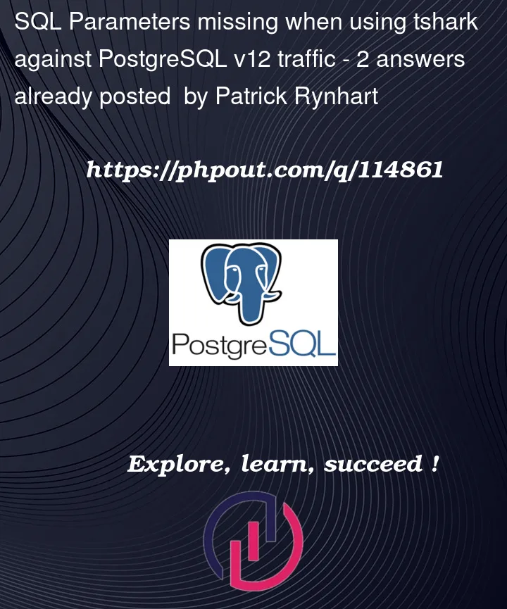 Question 114861 in PostgreSQL