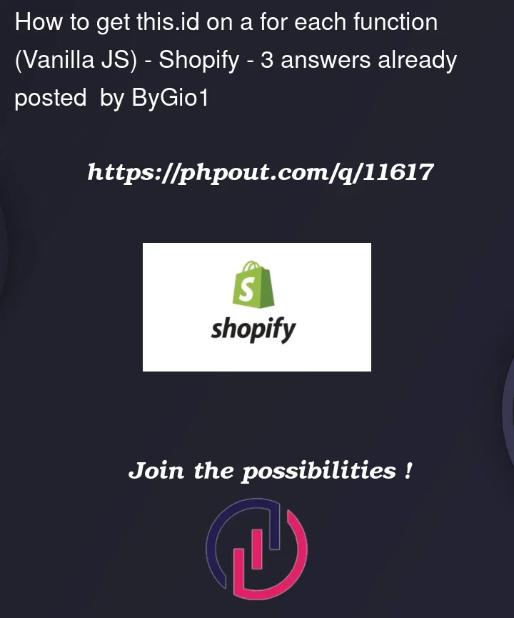 Question 11617 in Shopify