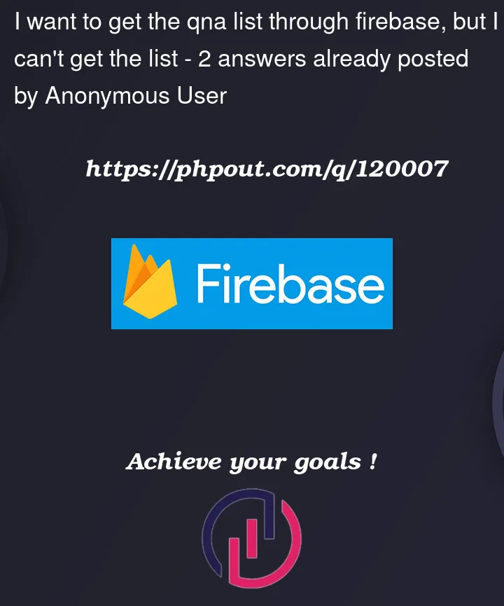 Question 120007 in Firebase