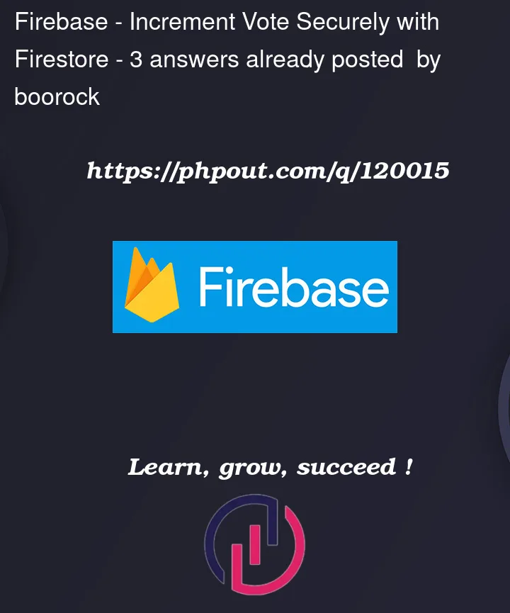 Question 120015 in Firebase