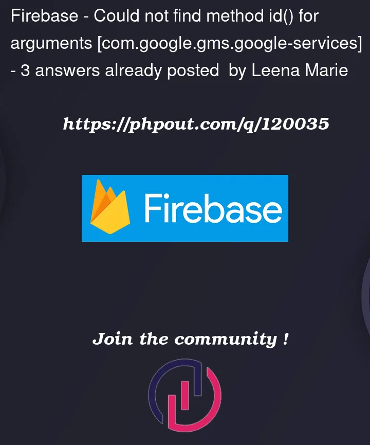 Question 120035 in Firebase