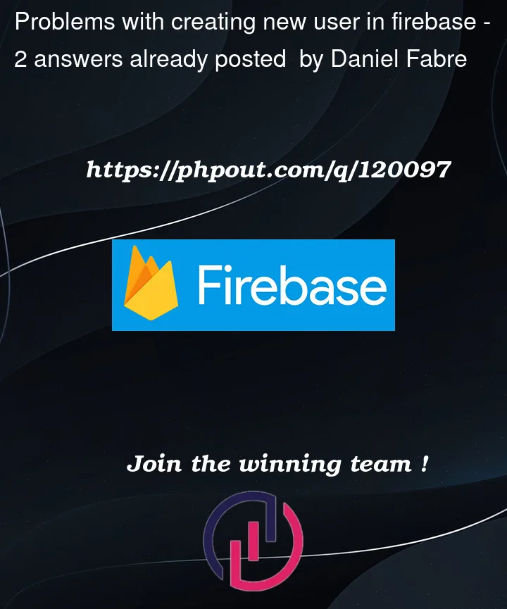 Question 120097 in Firebase