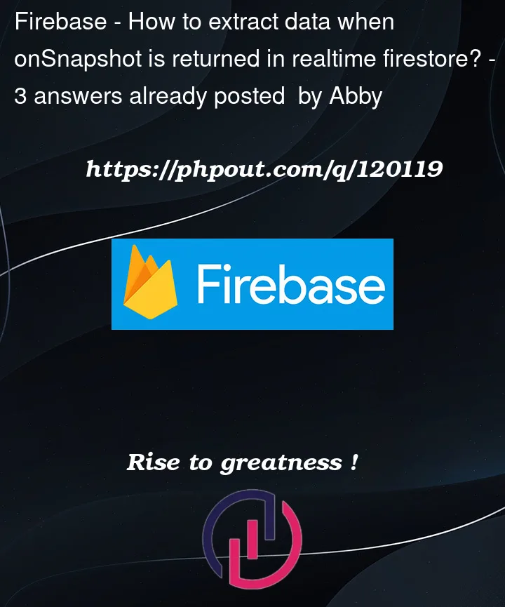 Question 120119 in Firebase