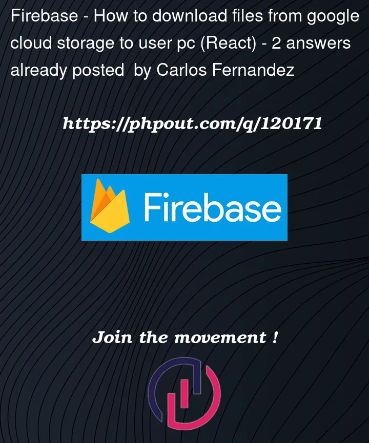 Question 120171 in Firebase