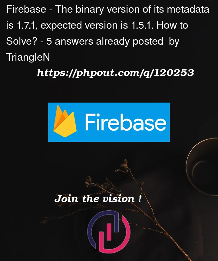 Question 120253 in Firebase