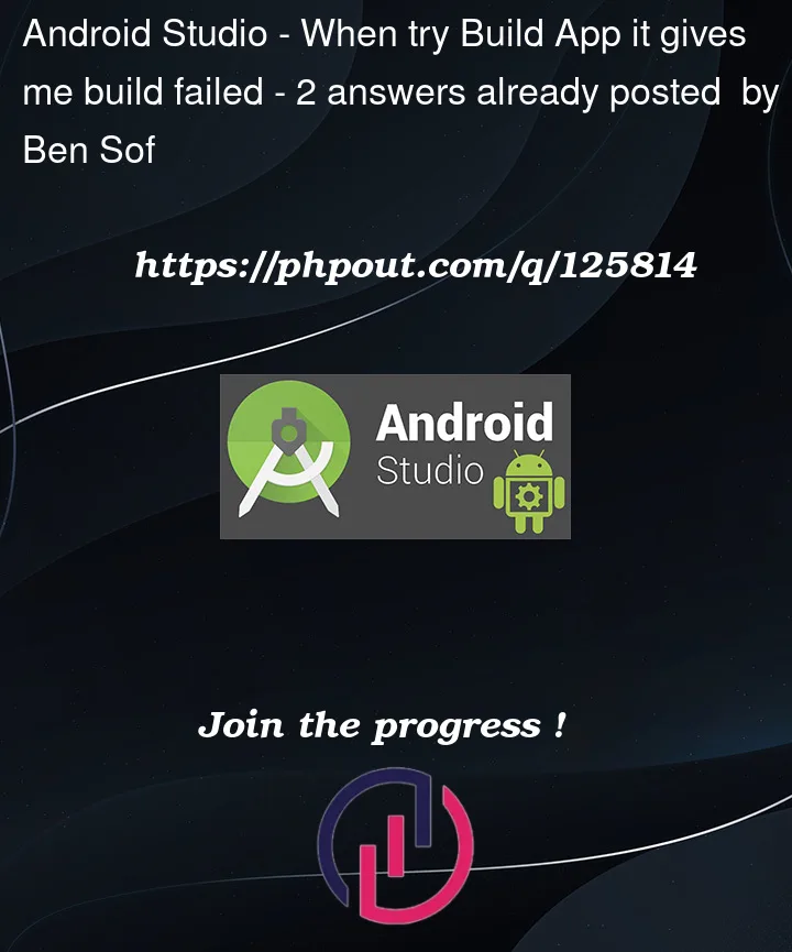 Question 125814 in Android Studio
