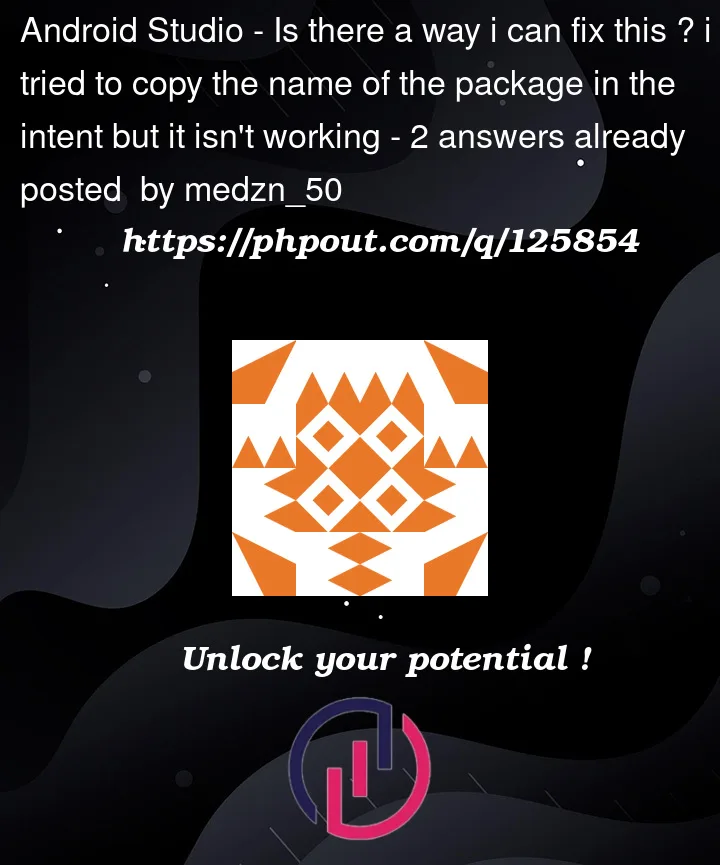 Question 125854 in Android Studio