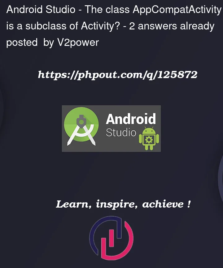 Question 125872 in Android Studio