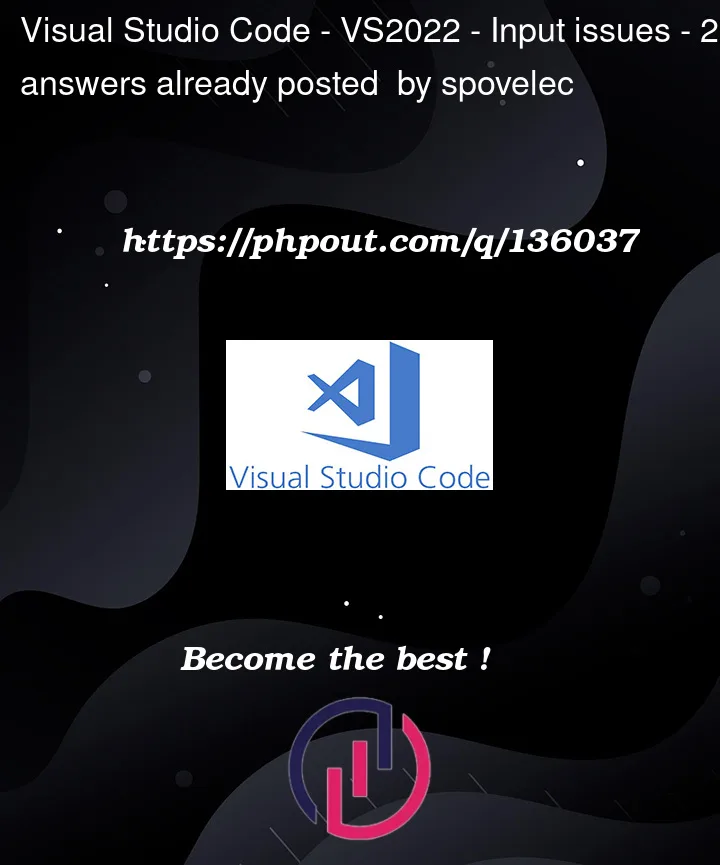Question 136037 in Visual Studio Code