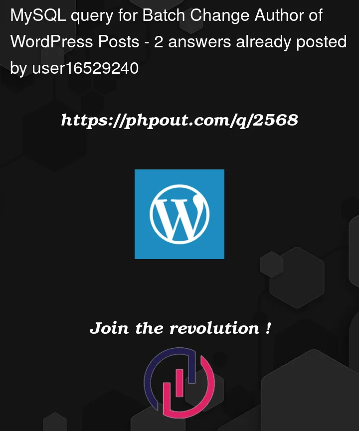 Question 2568 in Wordpress