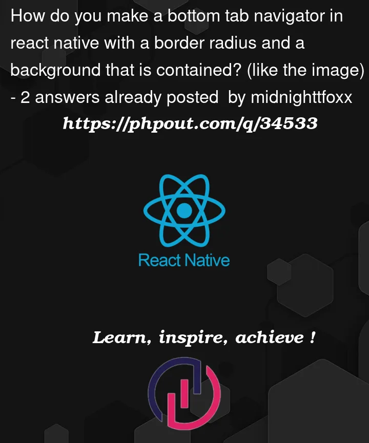 Question 34533 in React native