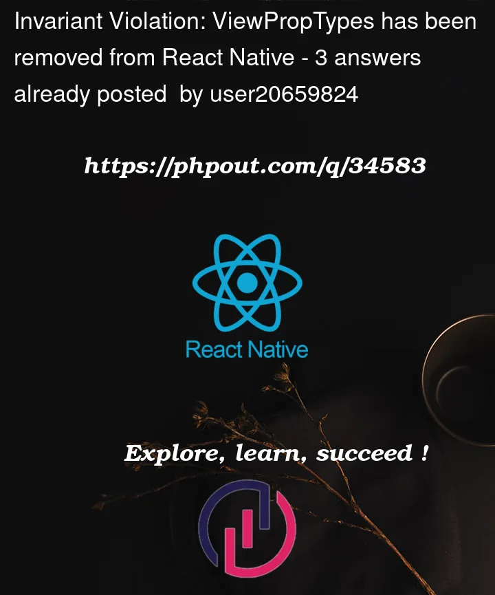 Question 34583 in React native