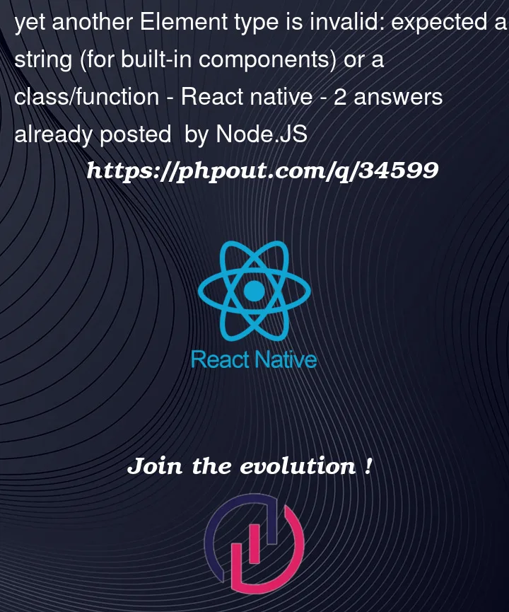 Question 34599 in React native