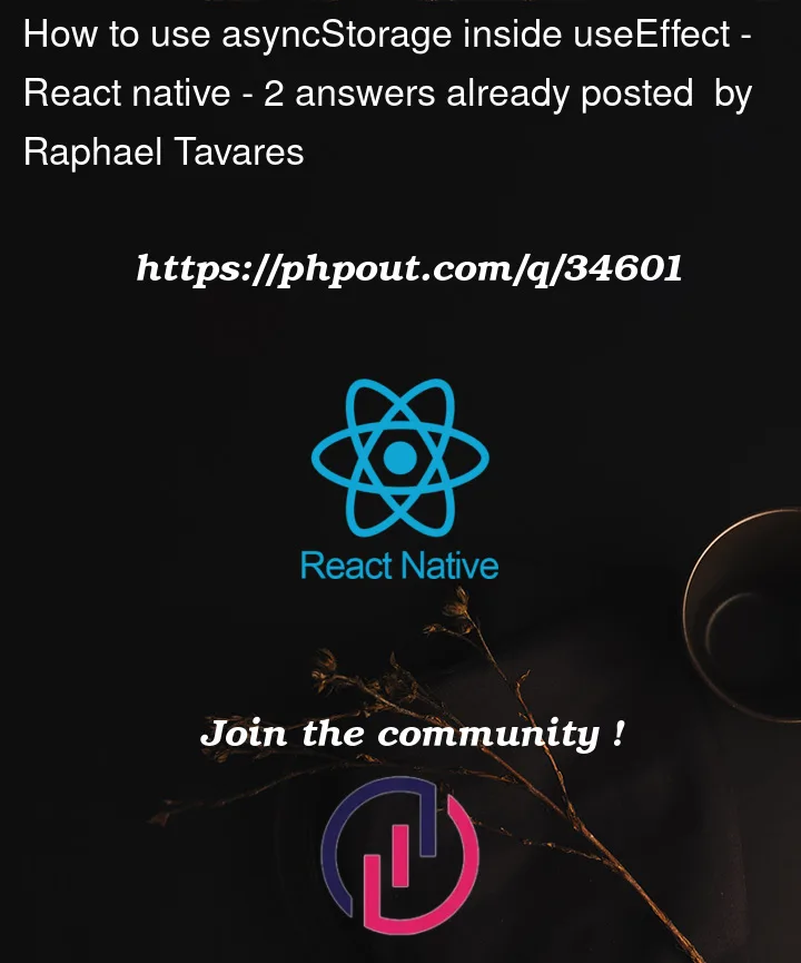 Question 34601 in React native