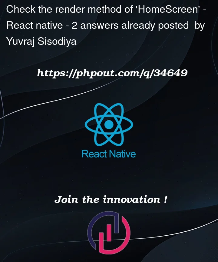 Question 34649 in React native