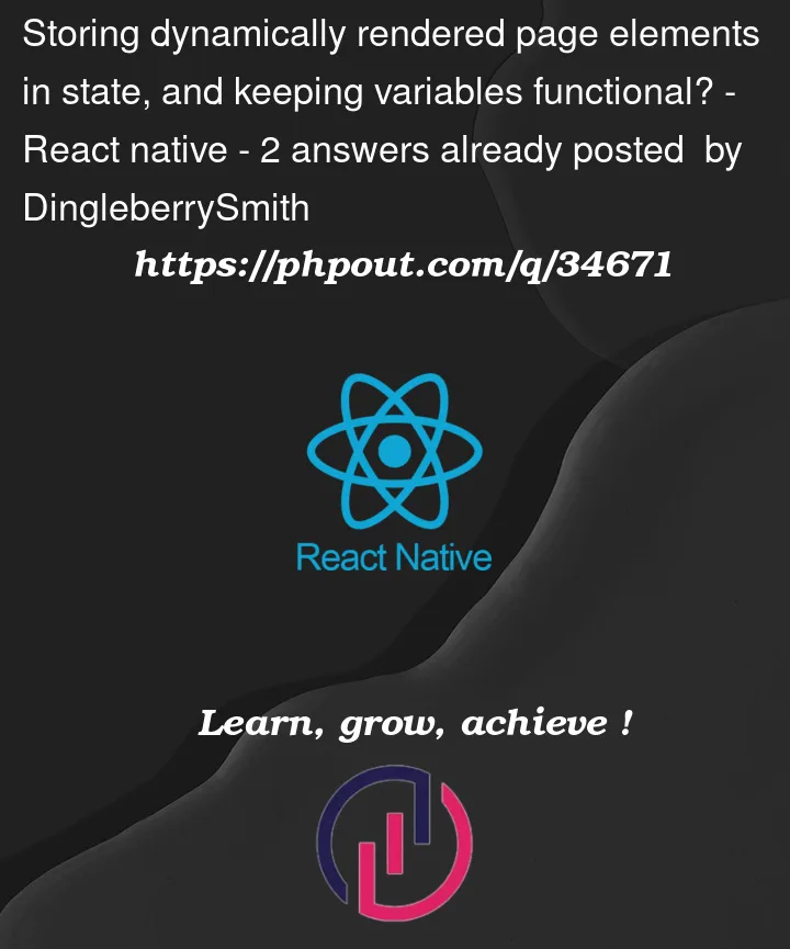 Question 34671 in React native