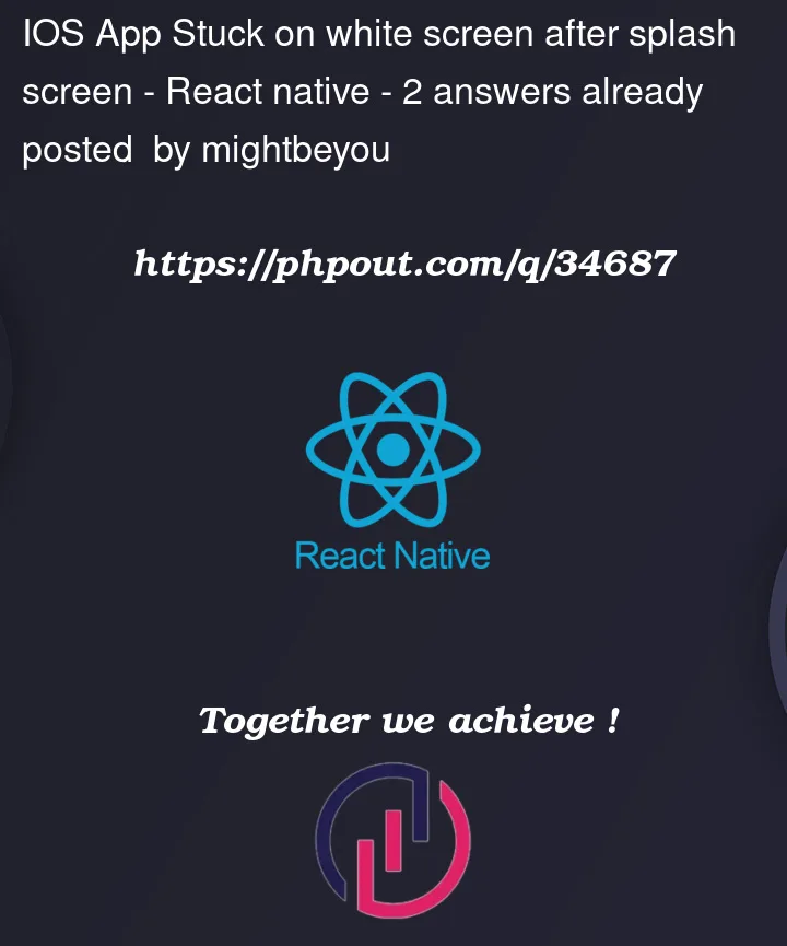 Question 34687 in React native