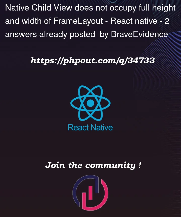 Question 34733 in React native
