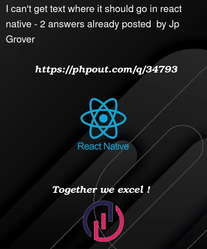 Question 34793 in React native