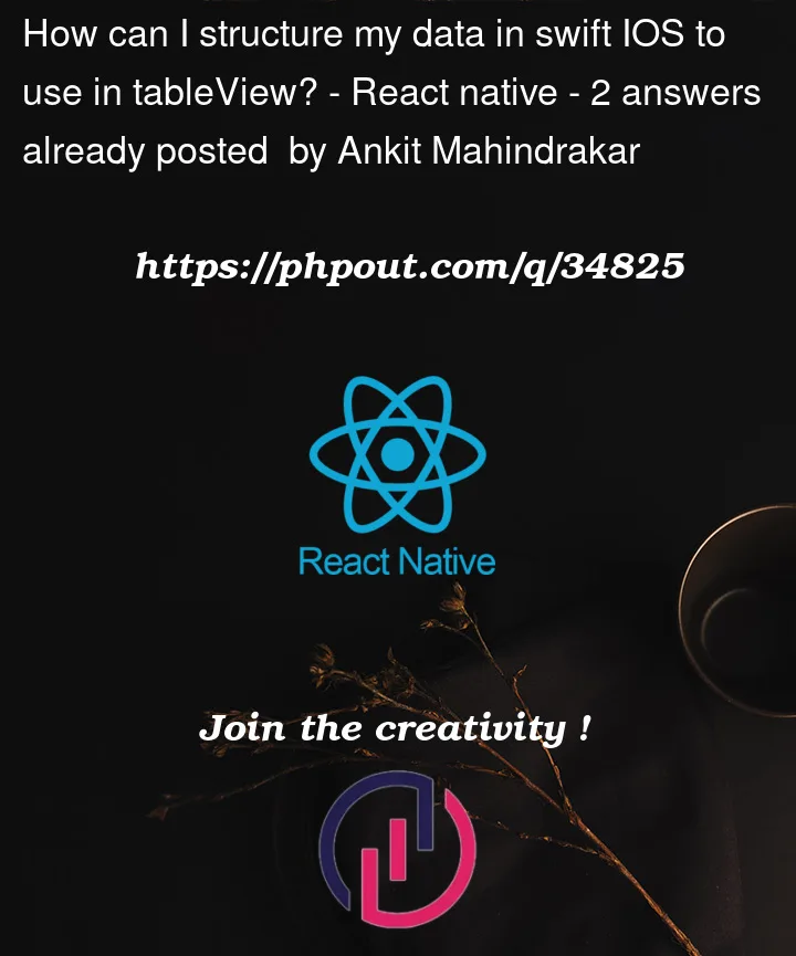 Question 34825 in React native