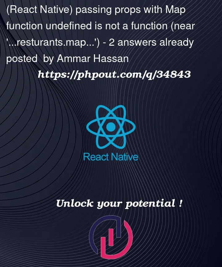 Question 34843 in React native