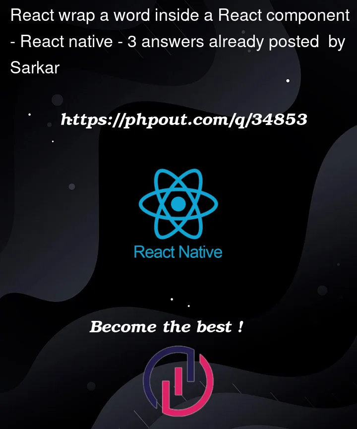 Question 34853 in React native