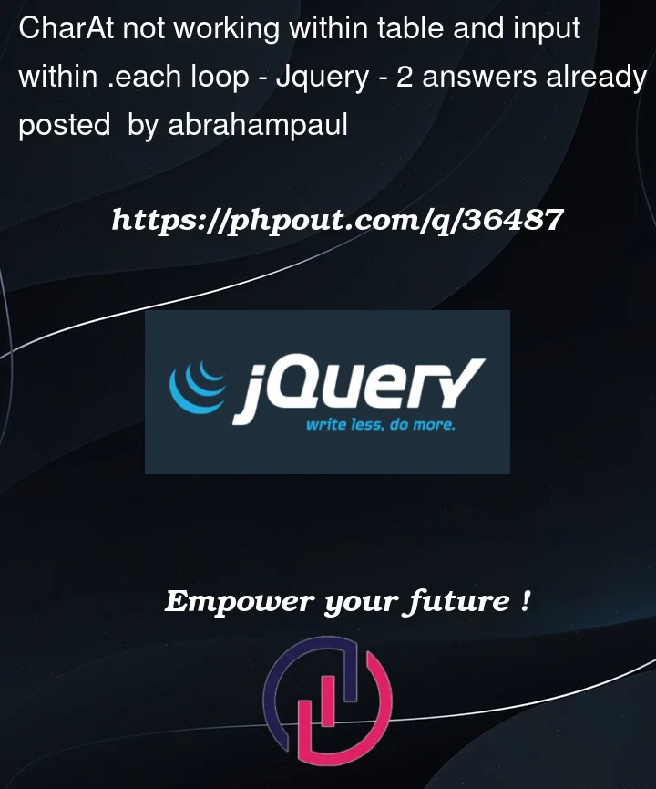 Question 36487 in Jquery