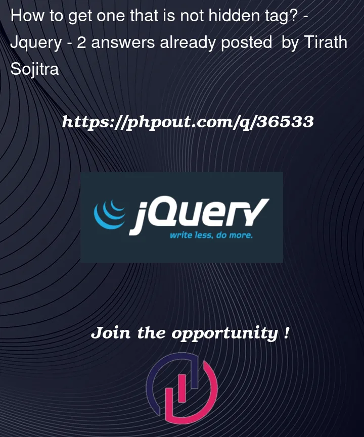 Question 36533 in Jquery