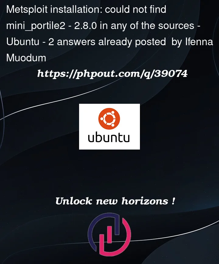 Question 39074 in Ubuntu