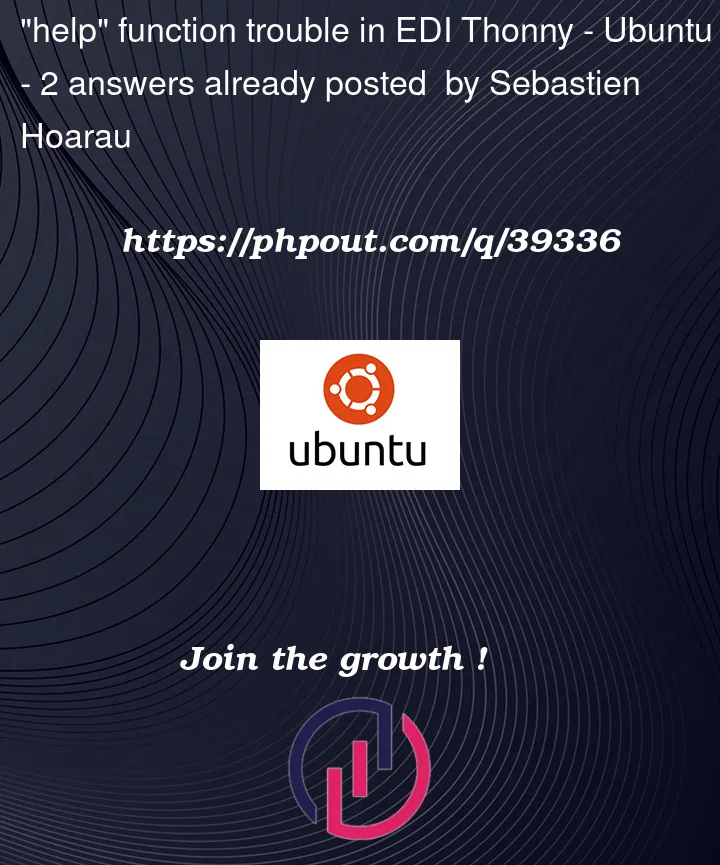 Question 39336 in Ubuntu