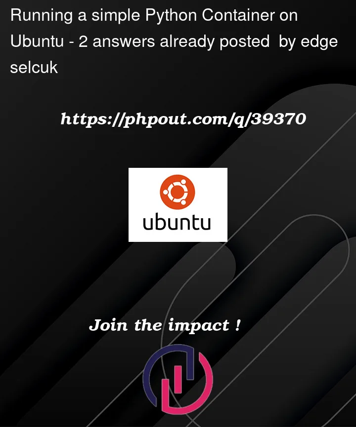 Question 39370 in Ubuntu