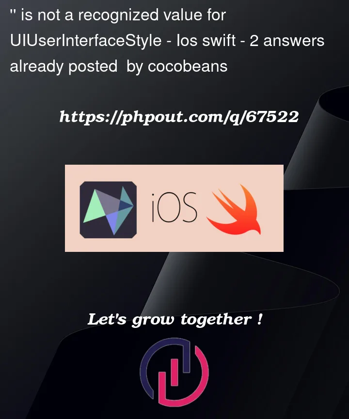 Question 67522 in IOS Swift