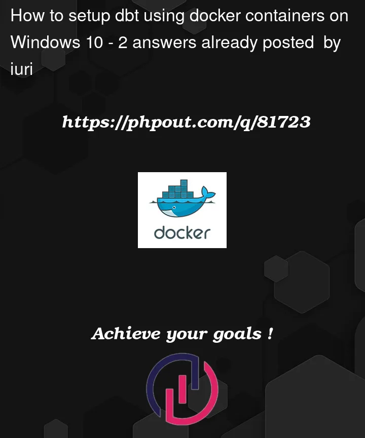 Question 81723 in Docker