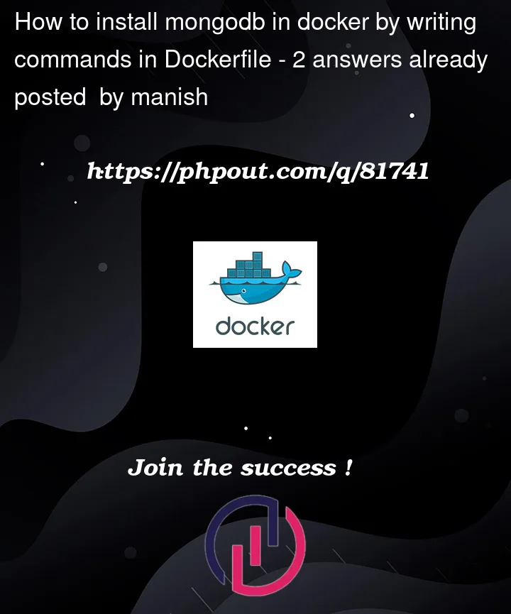 Question 81741 in Docker