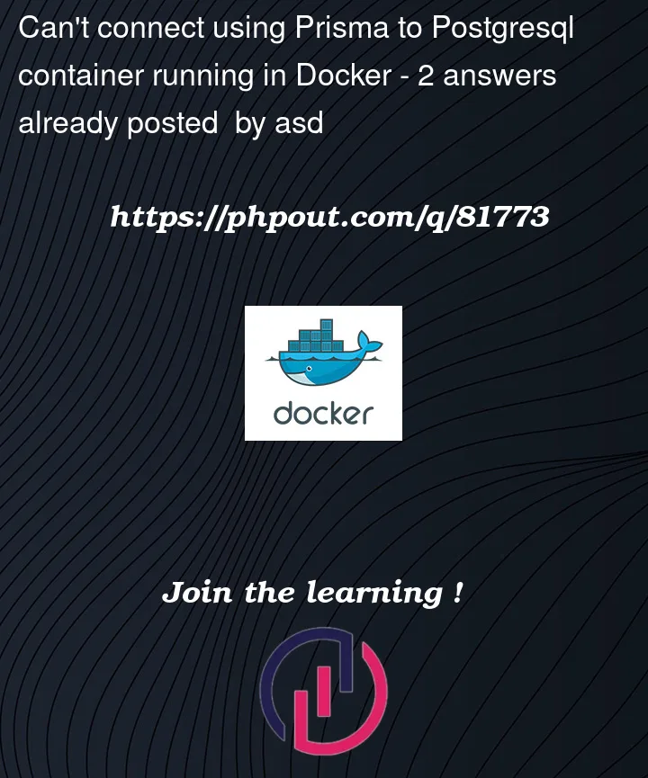 Question 81773 in Docker