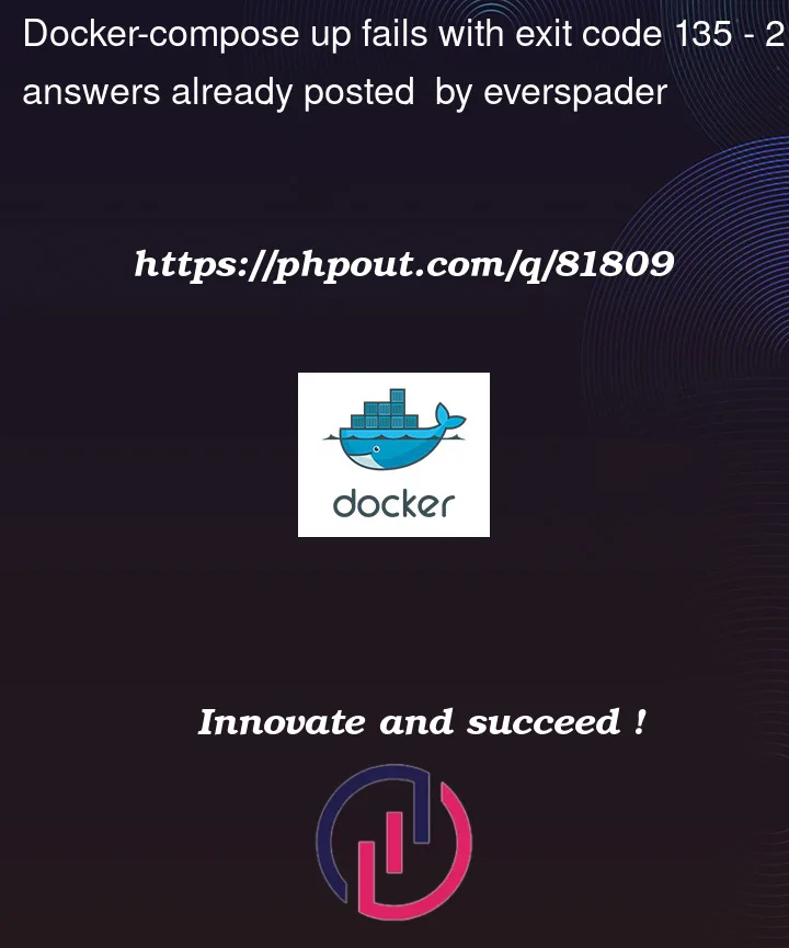 Question 81809 in Docker