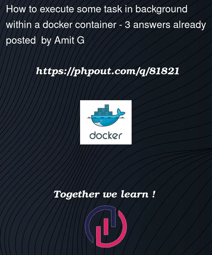 Question 81821 in Docker