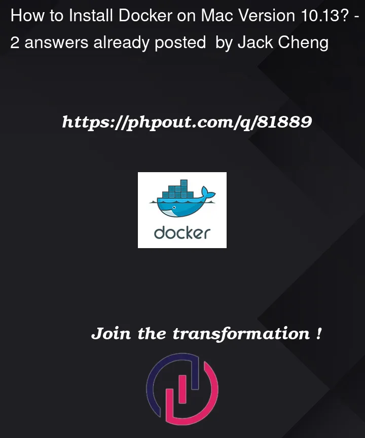 Question 81889 in Docker