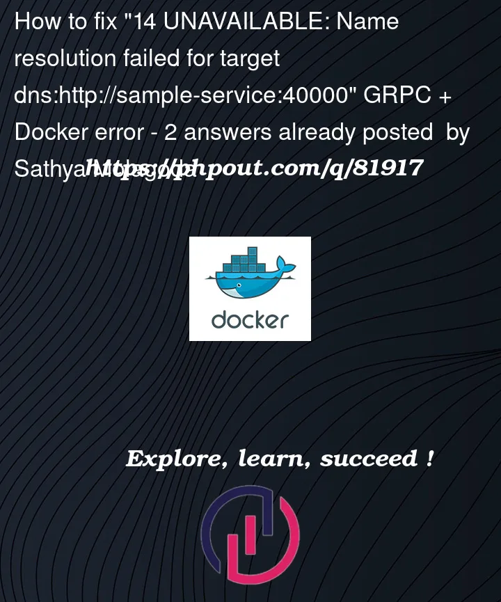 Question 81917 in Docker