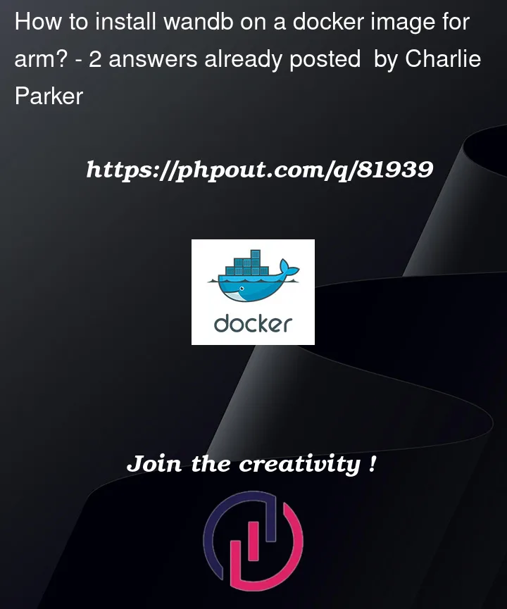 Question 81939 in Docker