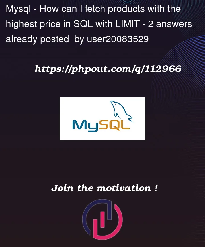 Question 112966 in Mysql